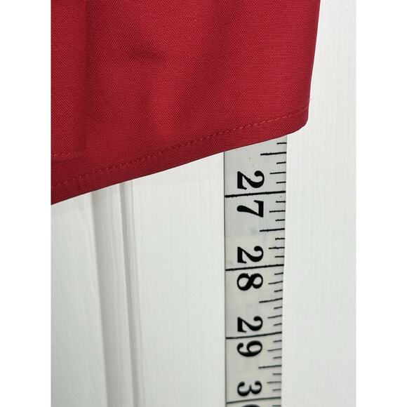 Chicos Womens Shirt 3 XL Red Button Up No Iron Long Sleeve Career Easy Work - Picture 8 of 9